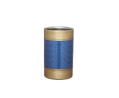 BarCraft Refroidisseur pour bouteille de vin en acier inoxydable, Acier inoxydable, bleu, 12 cm x 20 cm