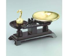 Efco Balance de Cuisine Miniature 4,5 x 2 cm 3 pièces Noir/doré