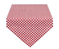 Clayre & Eef PPL65 Rettich Chemin de Table Rouge 50 x 160 cm