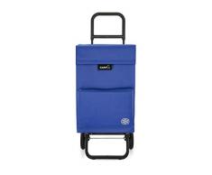 GARMOL Chariot de Courses 56L Bleuâtre