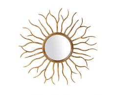 EUROCINSA Réf. 25269 Miroir Rond en cuivre, doré, 61 cm de diamètre