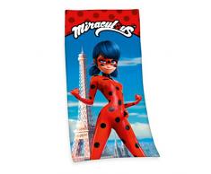 Herding Miraculous Serviette de Bain, Coton/Velours, Multicolore, 75 x 150 cm