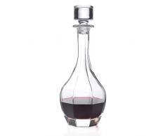 RCR Carafe à vin Arrondie Haute Chic en Cristal Luxion 51556020006, 1 l Mixte, Claire, 1 Litre