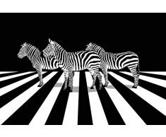 Papier Peint poster panoramique PASSAGE PIETON 4 x 2,70 m | DÃ©co et photo murale XXL QualitÃ© HD Scenolia