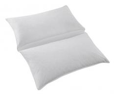 Manteuffel 806296Â Papillon de Nuit Oreiller, Coton, 80Â x 80Â x 15Â cm, Blanc