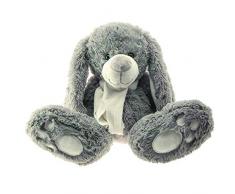 enesco Peluches 770917Â âÂ Lapin avec Echarpe, Couleur Gris