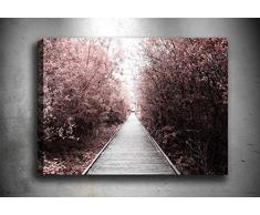 Bonamaison Peinture sur toile, multicolore, 40 x 60 cm - Conçu et fabriqué en Turquie