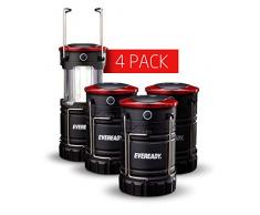 Energizer Eveready Lanterne de Camping Ã LED Repliable, Lot de 4