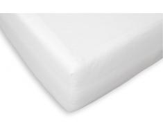 Briljant Home Protège Matelas Molleton Seulement pour surmatelas Matelas, Coton, weiÃ, 180 x 220 x 12 cm