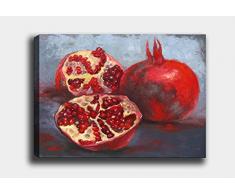 Bonamaison Peinture sur toile, multicolore, 70 x 100 cm - ConÃ§u et fabriquÃ© en Turquie