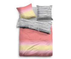TOM TAILOR 0069956 Parure de lit en Satin avec taie doreiller Coton 1 Housse de Couette 135 x 200 cm + 1 taie doreiller 80 x 80 cm