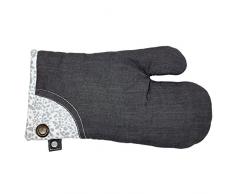 Pignut Minsmere Four Gant de Toilette, Coton, Argent, 33Â x 17Â x 2Â cm