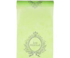 Santex 3943 Just Married Chemin de Table Vert