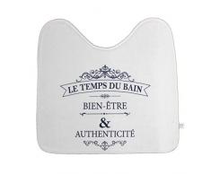 Homea Vintage Tapis microfibre imprime, Multicolore, sans