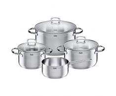 Silit 2109285854 Set de Batteries de Cuisine Acier Inoxydable, Argent, 24 cm