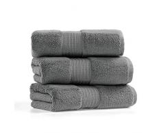 Penelope Bedroom UK Serviette de Toilette 100% Coton Fibrosoft Biologique Super Doux, Quartz, 50x90