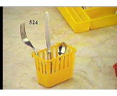 H&H Pengo 524Â Ãgouttoir Ã Couverts Plastique, Multicolore, 11Â x 8Â x 9.5Â cm