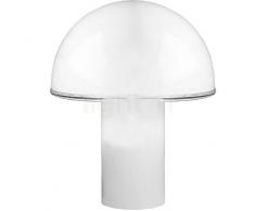 Artemide Onfale Lampe de Table Verre Blanc 26 x 20 x 10 cm