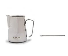 Lelit PLA301S Pot à Lait â Latte Art Plume, INOX, Acier Inoxydable, 35cl