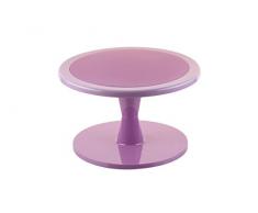 silikomart 72.361.41.0065 Hula UP Small Pink Presentoir A GATEAUX, Plastique, Rose, 24 cm
