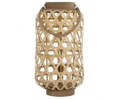 Dcasa Bougeoir en Bambou pour dÃ©coration de Maison, Unisexe, Adulte, Multicolore, Unique