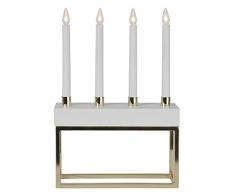 Star 644-31 Framy Bougeoir de fenêtre, Plastique, E10, Blanc, 1.0 x 2.8 x 4.0 cm