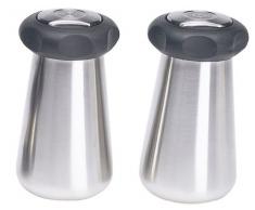 T&G Woodware Sorcerers Chapeau Moulin à sel en acrylique Transparent/acier inoxydable brossé Taille 200 mm