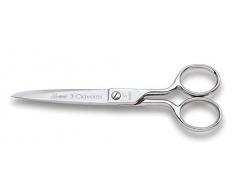 3 Ciseaux Claveles 15 cm argent