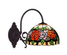 Ivintage Rosy Applique murale 1 lumière, multicolore, 20 x 29 cm