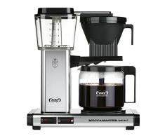 Moccamaster 53970 Argent Poli Cafetière, 1520 W, 1.25 liters