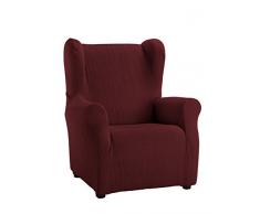 Martina Home Emilia Housse Fauteuil orejero, Tissu, Bordeaux, 33Â x 8Â x 42Â cm