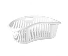 TATAY 1100501 Panier Ã Linge Plastique Blanc 63 x 41,4 x 23,20 cm