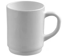 Dajar Classic Tasse Arcoroc 250Â ML, Verre, Blanc, 7Â cm cm
