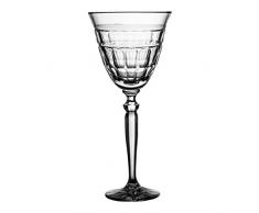 Crystelle aljulia 12876Â Cristal Verres Ã vin, 250Â ML, 10Â x 10Â x 23Â cm