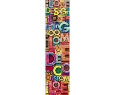 Scenolia Stickers gÃ©ant papier peint dÃ©co FONT COLOR 60 x 240 cm | DÃ©co murale QualitÃ© HD