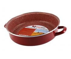 Megafesa Toscana Terracota - Faitout Bas, diamètre 24 cm, Bordeaux