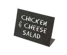 Garcia de pou Ardoises De Table 10,5X7,3 Cm Noir Fer - 6 unitÃ©s