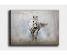 Bonamaison Peinture sur toile, multicolore, 40 x 60 cm - ConÃ§u et fabriquÃ© en Turquie