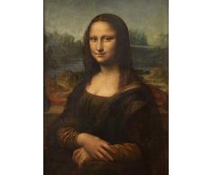 Tableau, Impression sur Toile - La Joconde Leonardo Da Vinci - cm. 50x70
