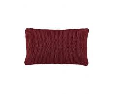 Marc OPolo Nordic Knit Coussin, 100% Coton, Red, 30 cm x 60 cm