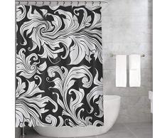 Bonamaison Rideau de Douche en Polyester Multicolore 155 x 220 cm