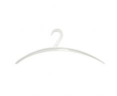 Koziol 5635525 Cintre, Plastique, Blanc Opaque, 2 x 47 x 19 cm