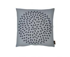 Zons Coussin Design Pissenlit 45x45 Cm 6 Couleurs + Rembourrage 450g (Gris)