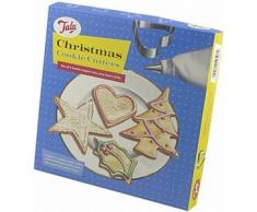 Tala Lot de 4 emporte-pièces de Noël avec Poche à Douille et Douille