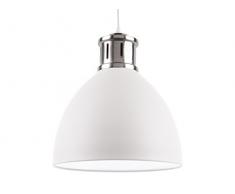 Leitmotiv LM1411 Lampe à Suspension, Fer, 40 W, Blanc, Taille L