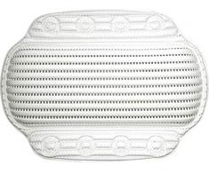 Baveno Grund marbre Tapis de Baignoire, 100% Caoutchouc synthÃ©tique, PVC, Weiss, 24 x 32 cm