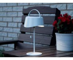 Star 480-80 Lampadaire solaire Métal, 1 W, Blanc, 36 x 17.5 x 16 cm