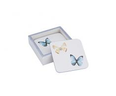 Fundashop FCPV41 Lot de 6 Dessous de Verre DÃ©corÃ© de Motifs os