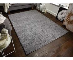 Flair Rugs Tapis, Laine, Gris, 120 x 170 cm