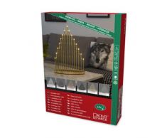 Konstsmide 2495-800TR Chandelier à LED, Métal, 0.9 W, Blanc, 38.5 x 30 cm